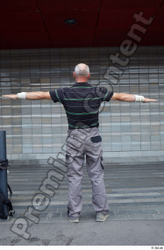 Whole Body Man T poses White Casual Slim Standing Street photo references